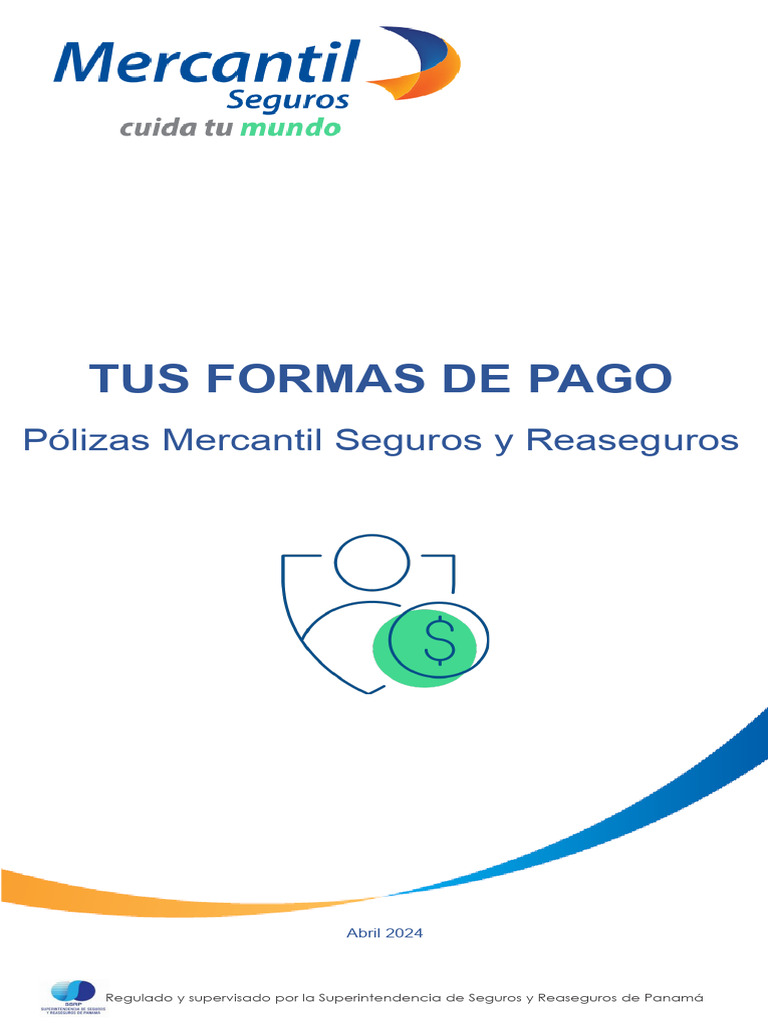 Formas de Pago en Mercantil Seguros | PDF | Tarjeta de débito | Seguro
