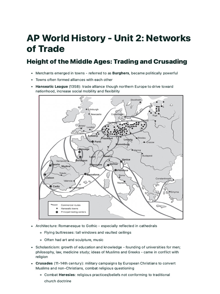 AP World History: Trade Networks & Culture | PDF | Mongol Empire | Silk ...