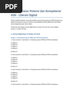 50 Soal Tryout Profiling ASN | PDF