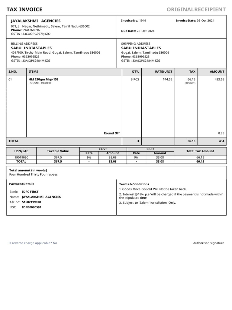 Invoice Preview | PDF | Government | Taxes