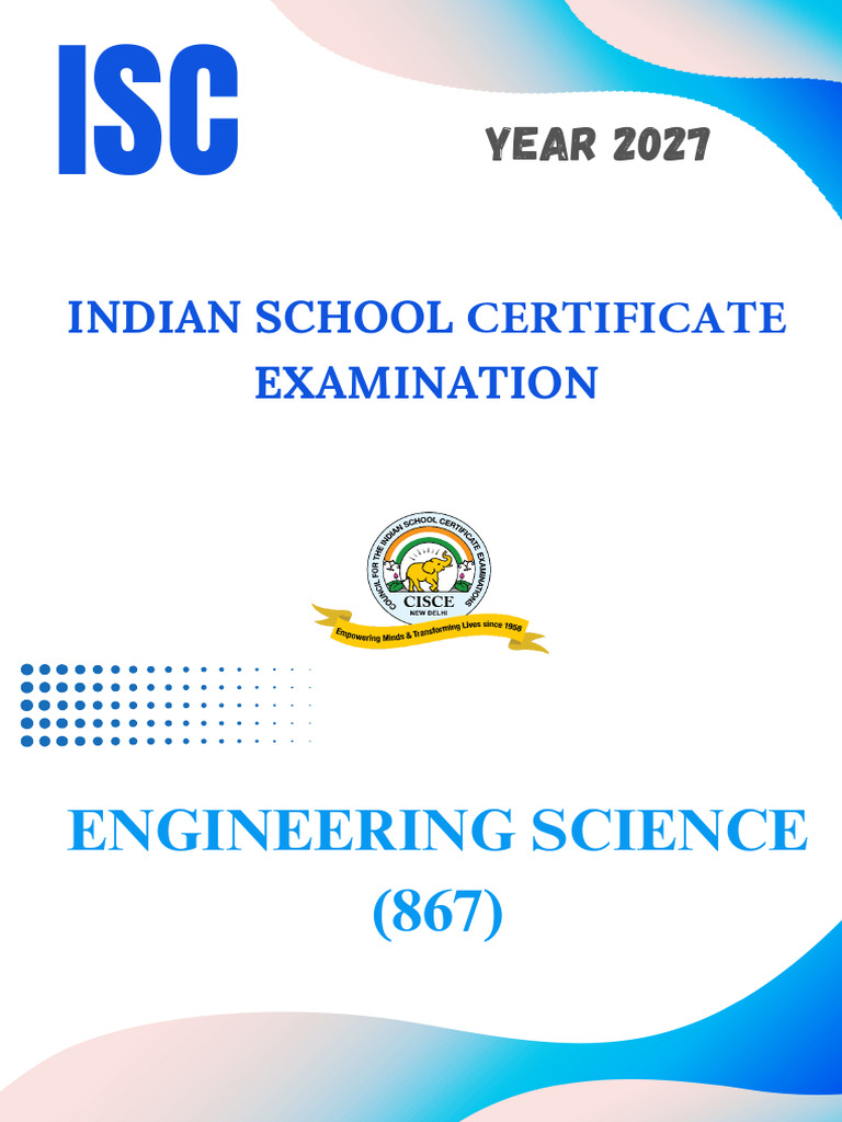 ISC Engineering Science | PDF | Force | Heat
