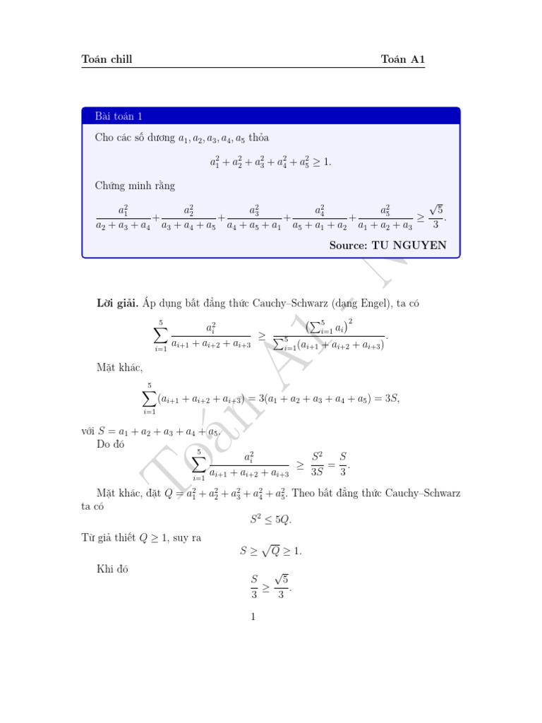 Toán Chill | PDF