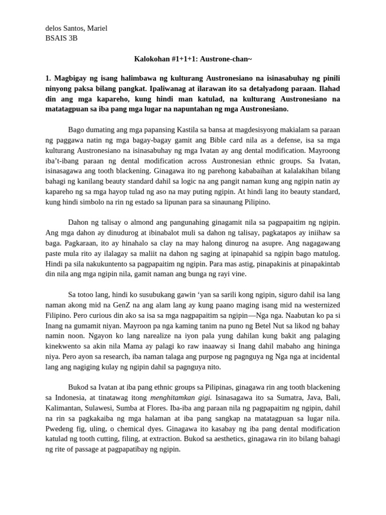 Kalokohan #3 - Delos Santos, Mariel | PDF