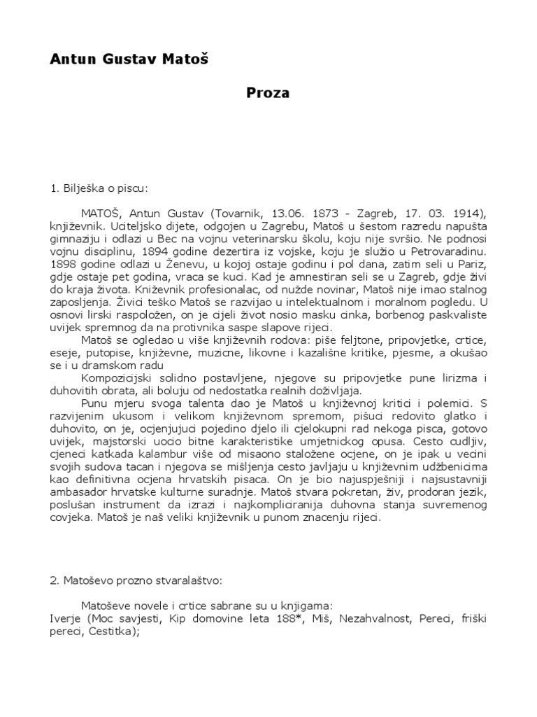 Proza | PDF