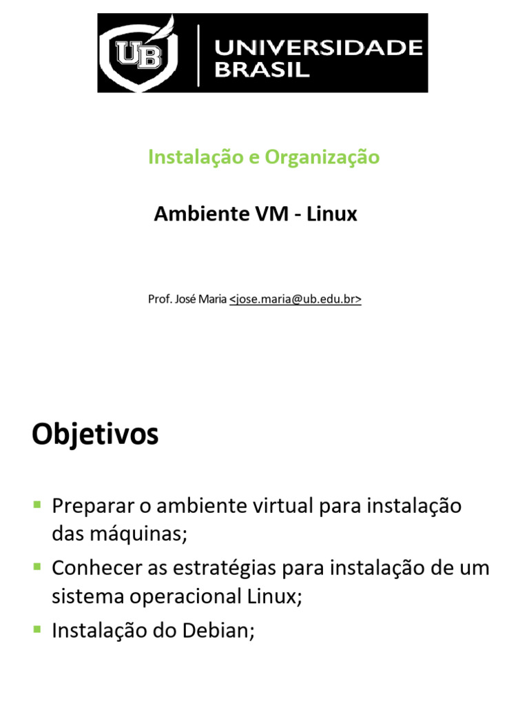 Instalação e Configuração do Debian Linux | PDF | Linguagem de ...
