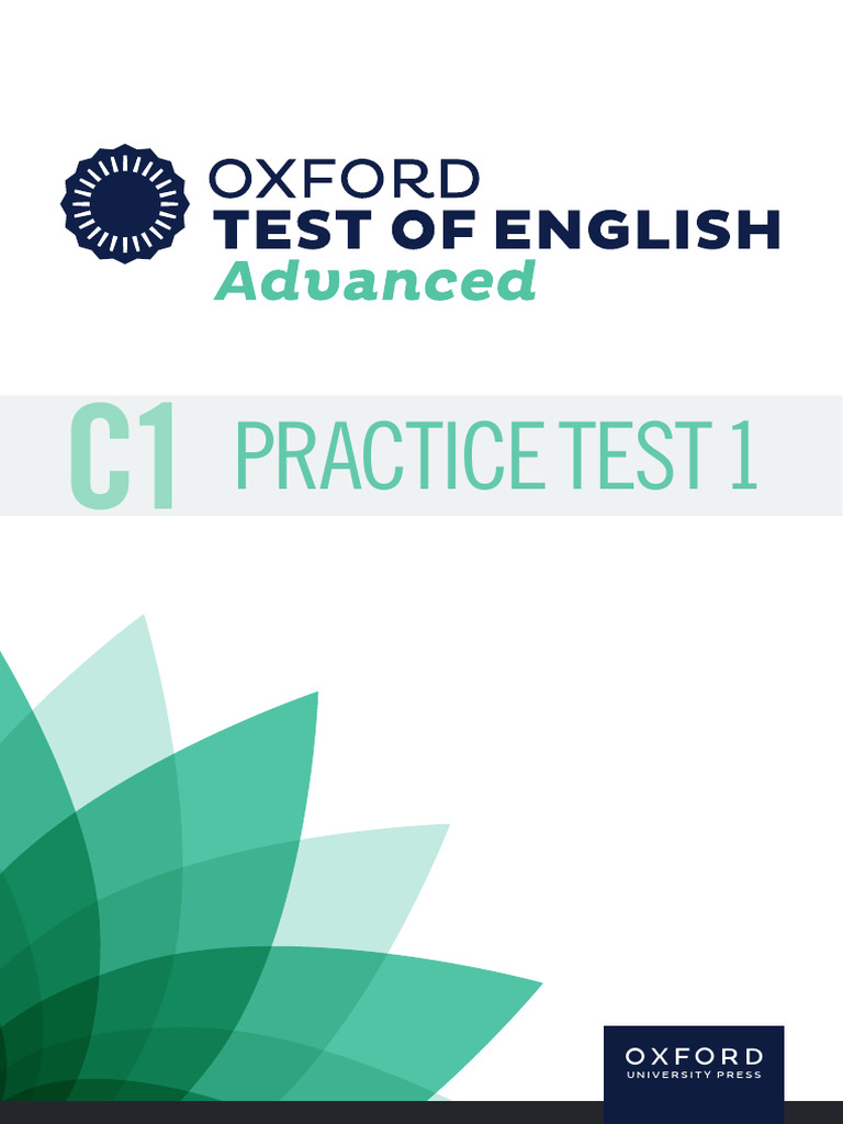 Ote c1 Practice Test 1 | PDF | Beauty | Stephen Hawking