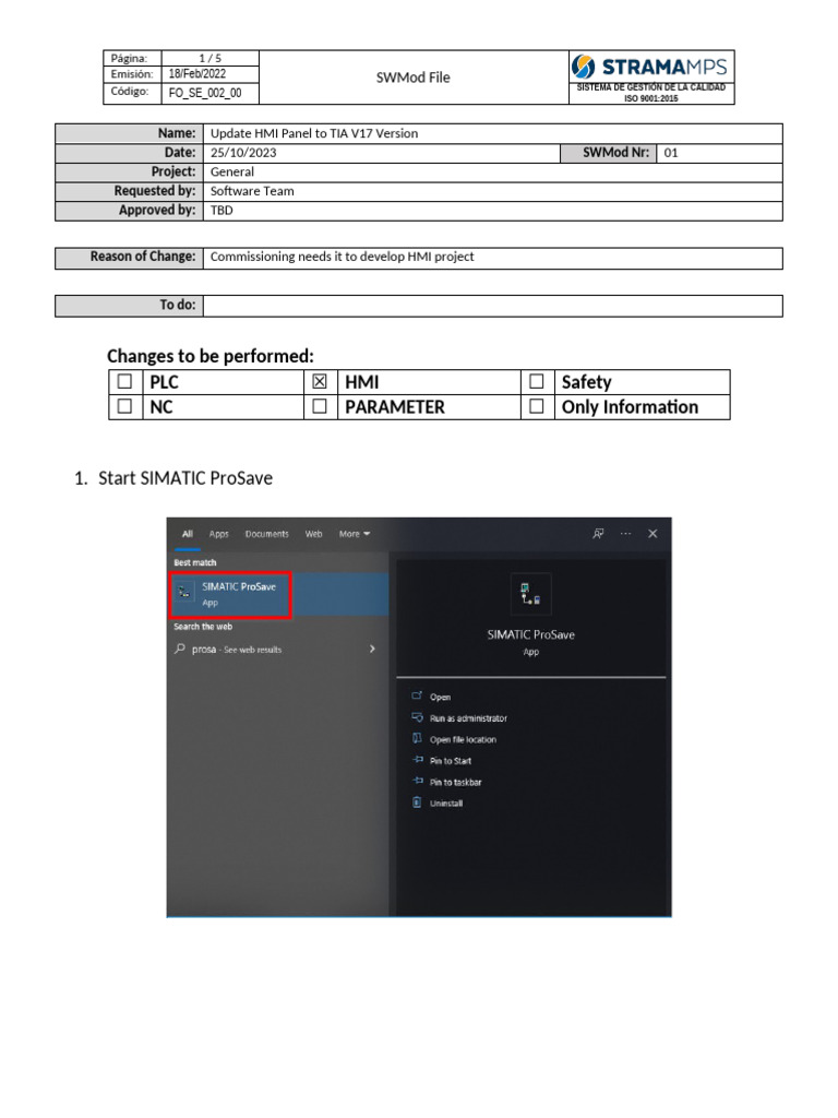 HMI Panel Update to TIA V17 Guide | PDF | Software | System Software