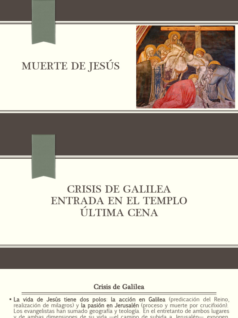 Jesús: Mesianidad y Última Cena | PDF | Jesús | Crucifixion de jesus