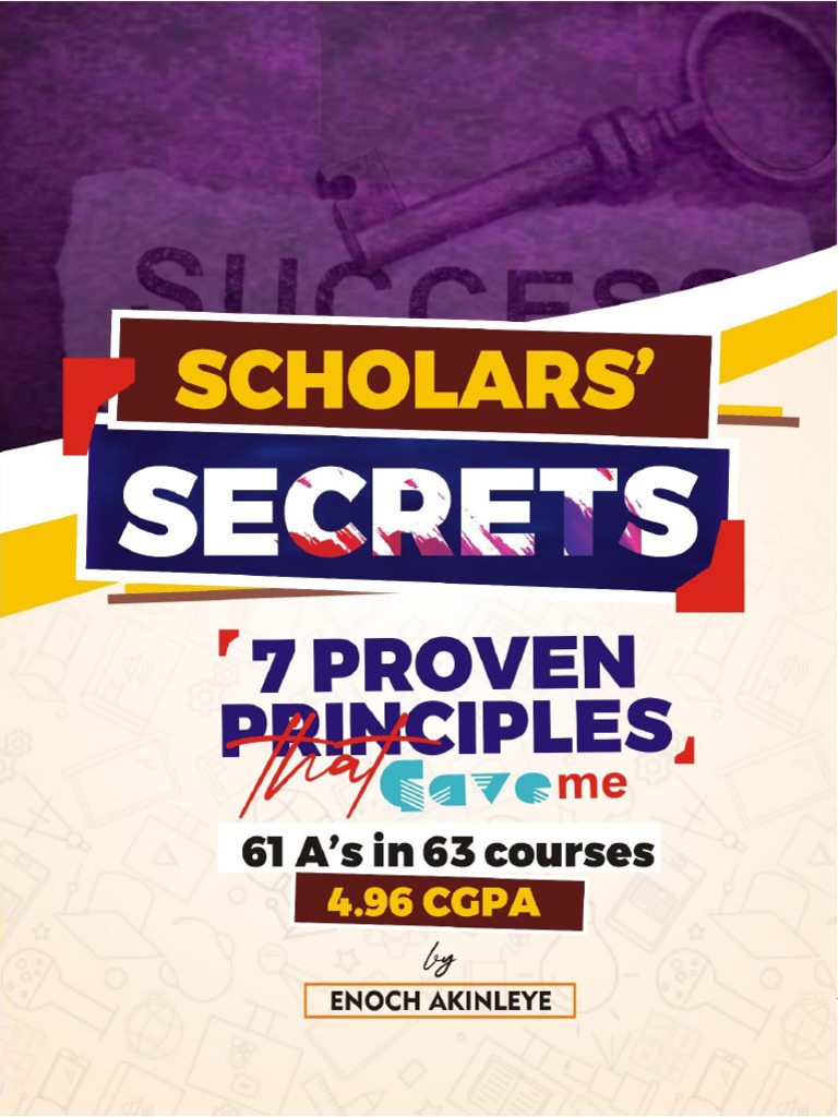 Secrets to Academic Excellence Revealed | PDF