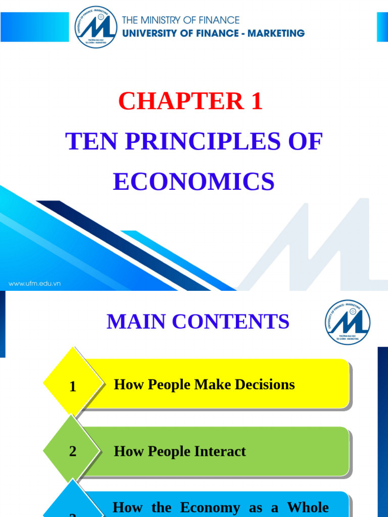 Chapter 1 - Ten Principles of Economics | PDF | Market (Economics ...