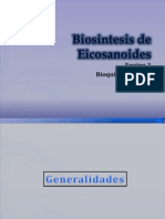 Biosintesis de Eicosanoides