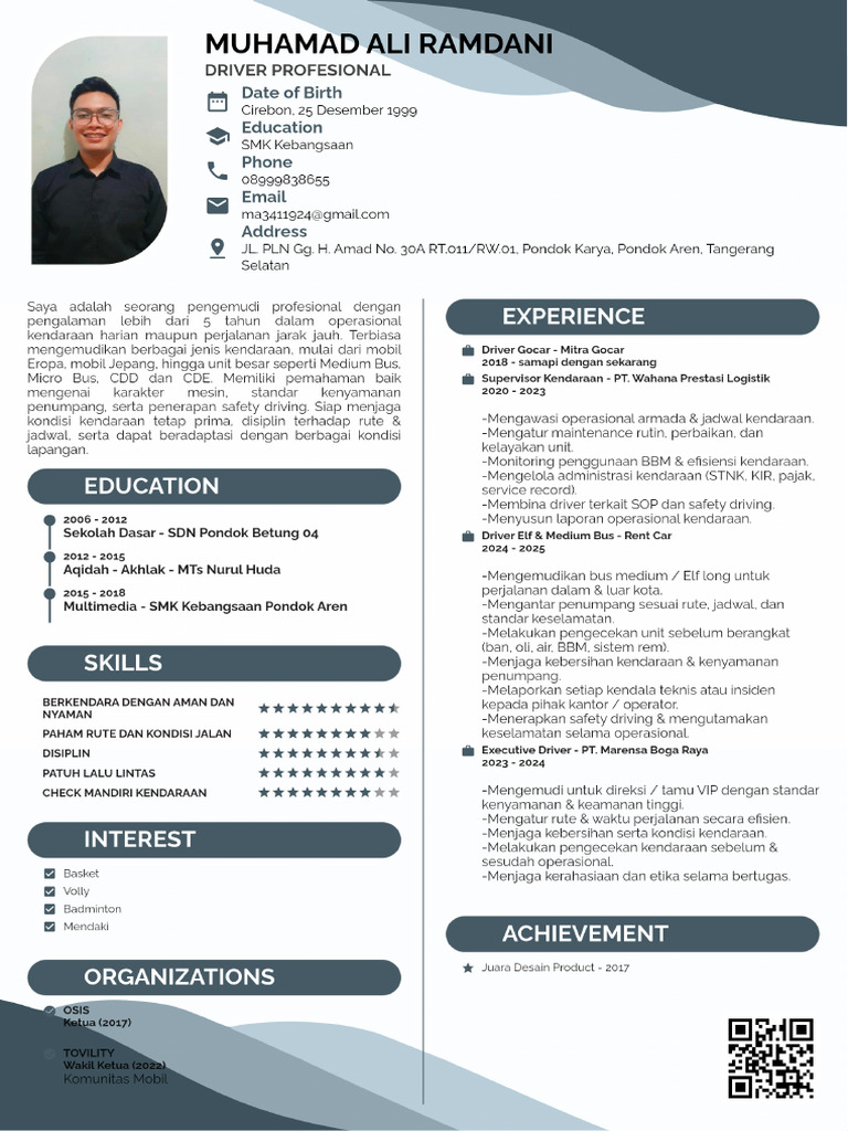 CV Driver 2025 | PDF
