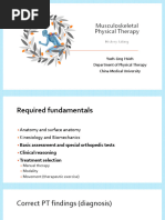 MSK Assessment Cheat Sheet Guide | PDF