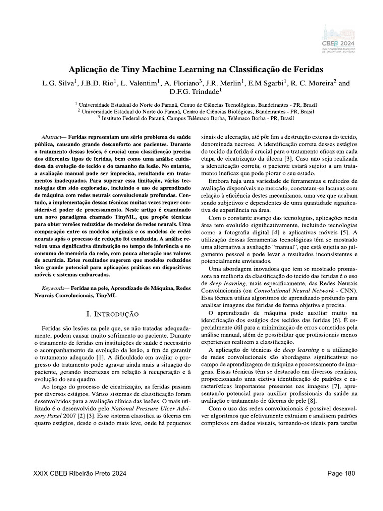 Aplicacao de Tiny Machine Learning | PDF