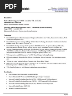 Download My updated CV English by Alexander Babich SN9434972 doc pdf