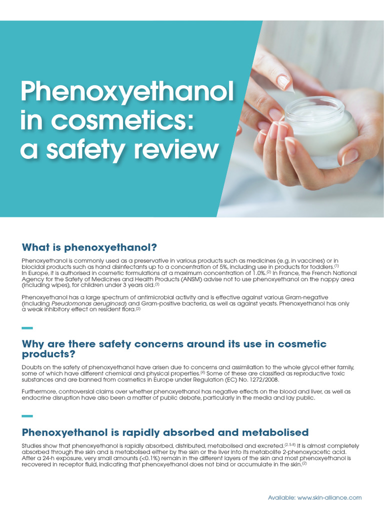 Phenoxyethanol Safety in Cosmetics | PDF | Toxicology