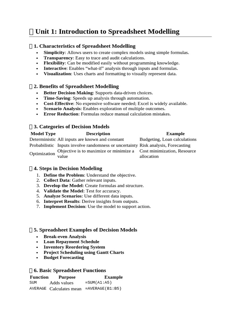 ? Unit 1 to 5 sm | PDF | Regression Analysis | Spreadsheet