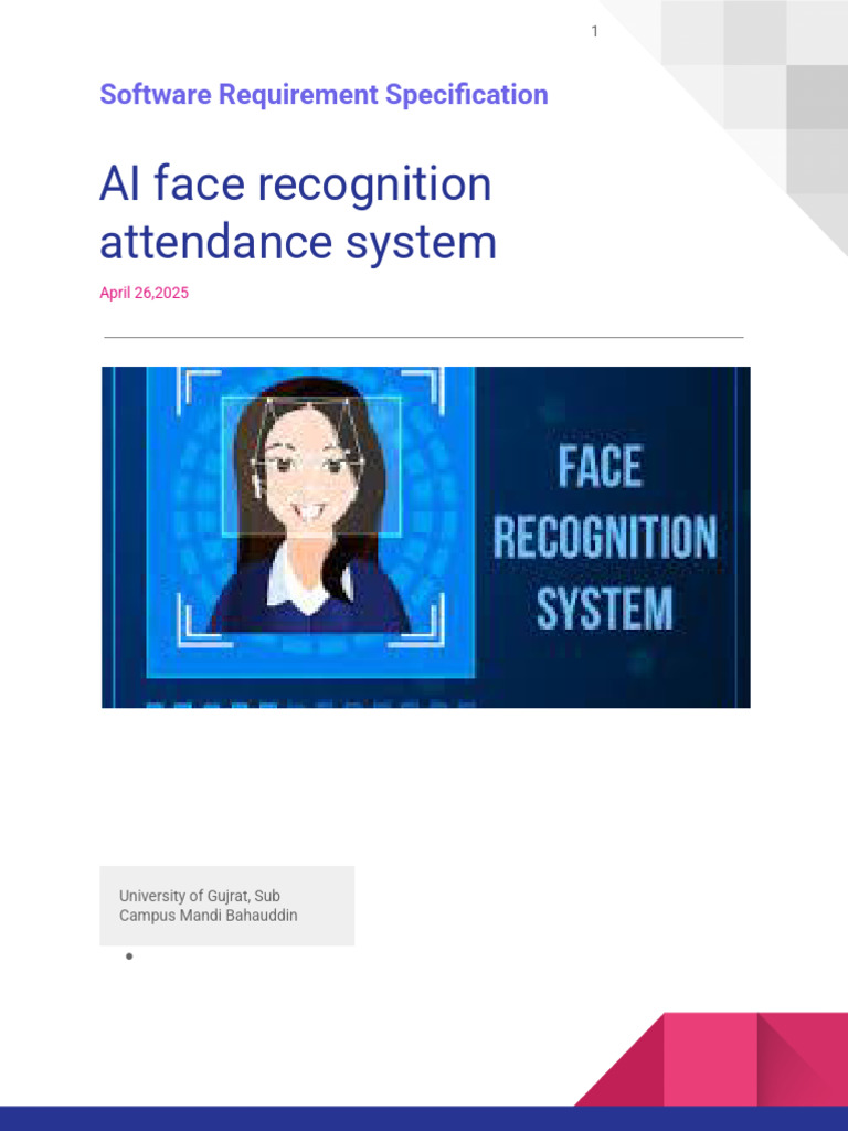 AI Face Recognition Attendance System | PDF | Security | Computer Security