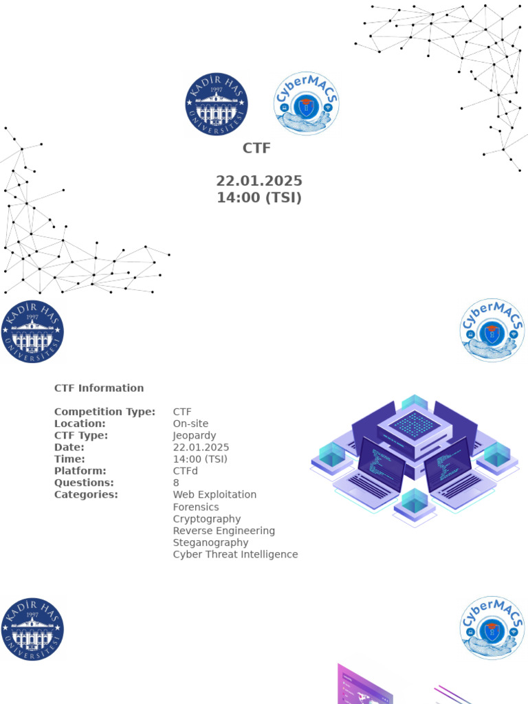 CTF Competition Details - January 2025 | PDF