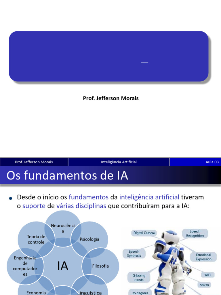 Fundamentos da Inteligência Artificial | PDF | Inteligência artificial ...