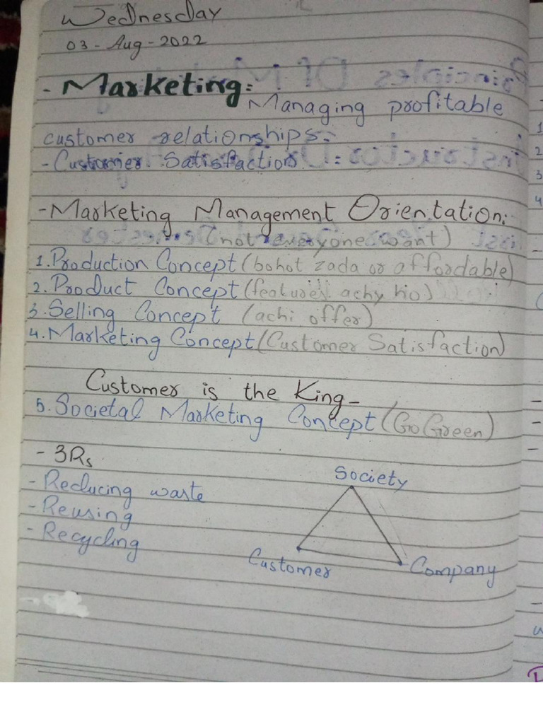 Lecture Notes by Students (Miss Sara Anjum) | PDF