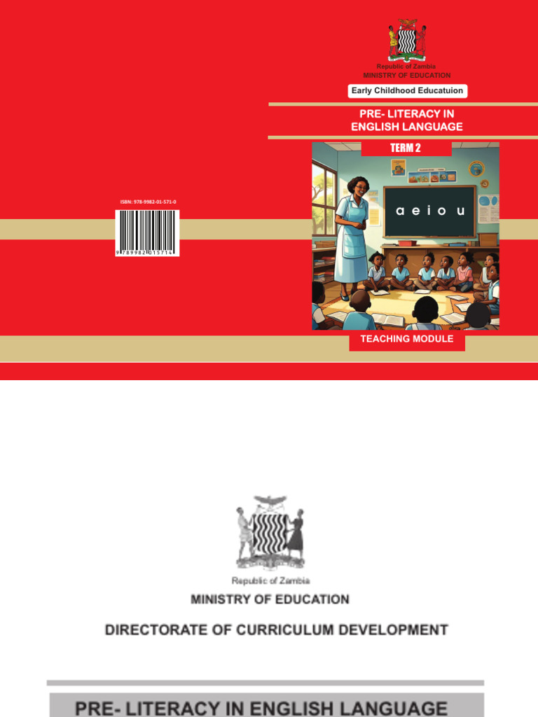 Early Childhood English Literacy Module | PDF | Language Education ...