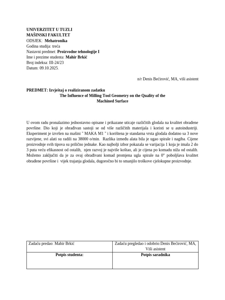 Zadaća | PDF