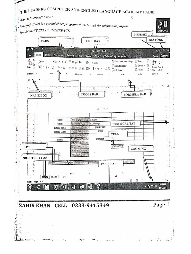 Excel Notes | PDF
