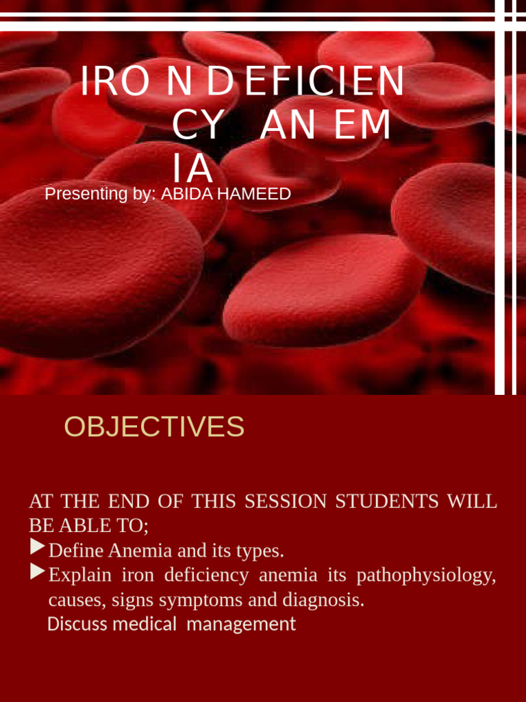 Understanding Iron Deficiency Anemia | PDF | Anemia | Red Blood Cell