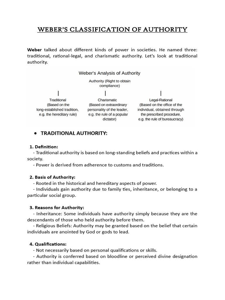 Weber's-AUTHORITY | PDF | Charisma