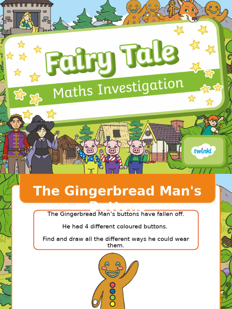 KS1 Fairy Tale Maths Investigations PowerPoint | PDF