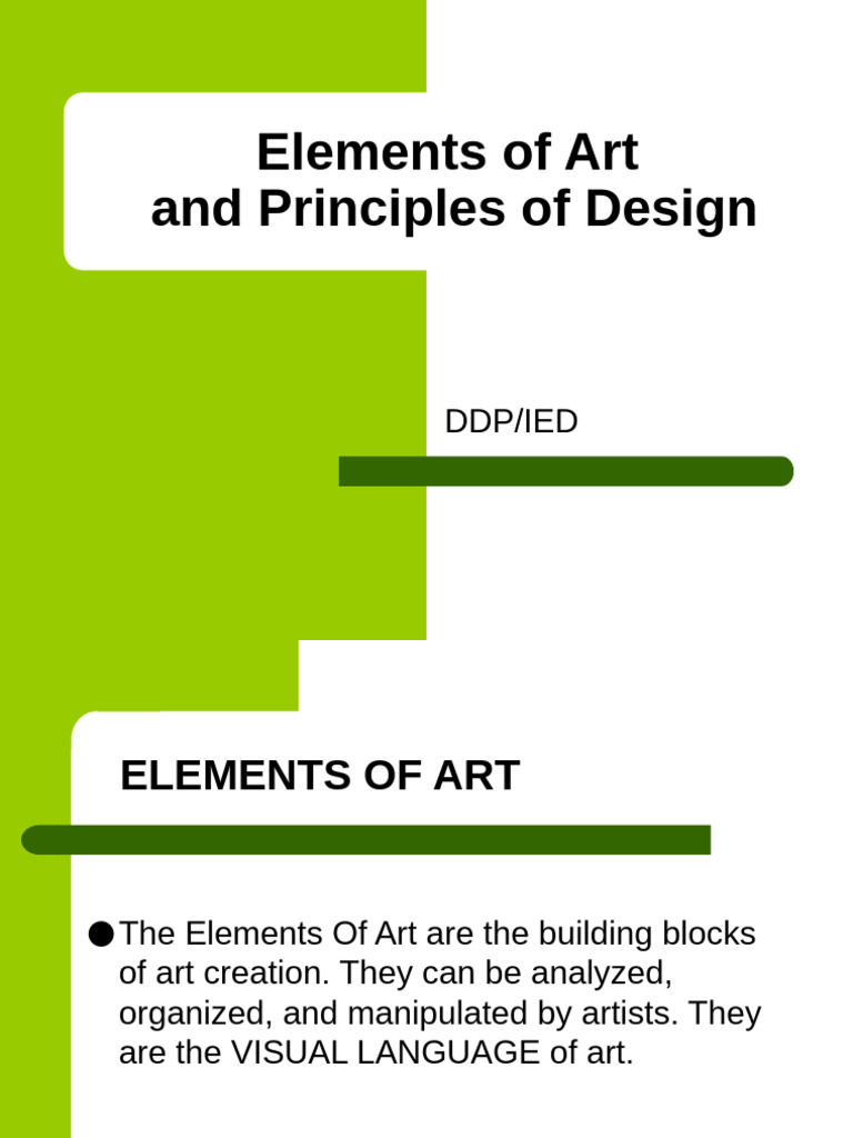 Art Elements and Design Principles Guide | PDF