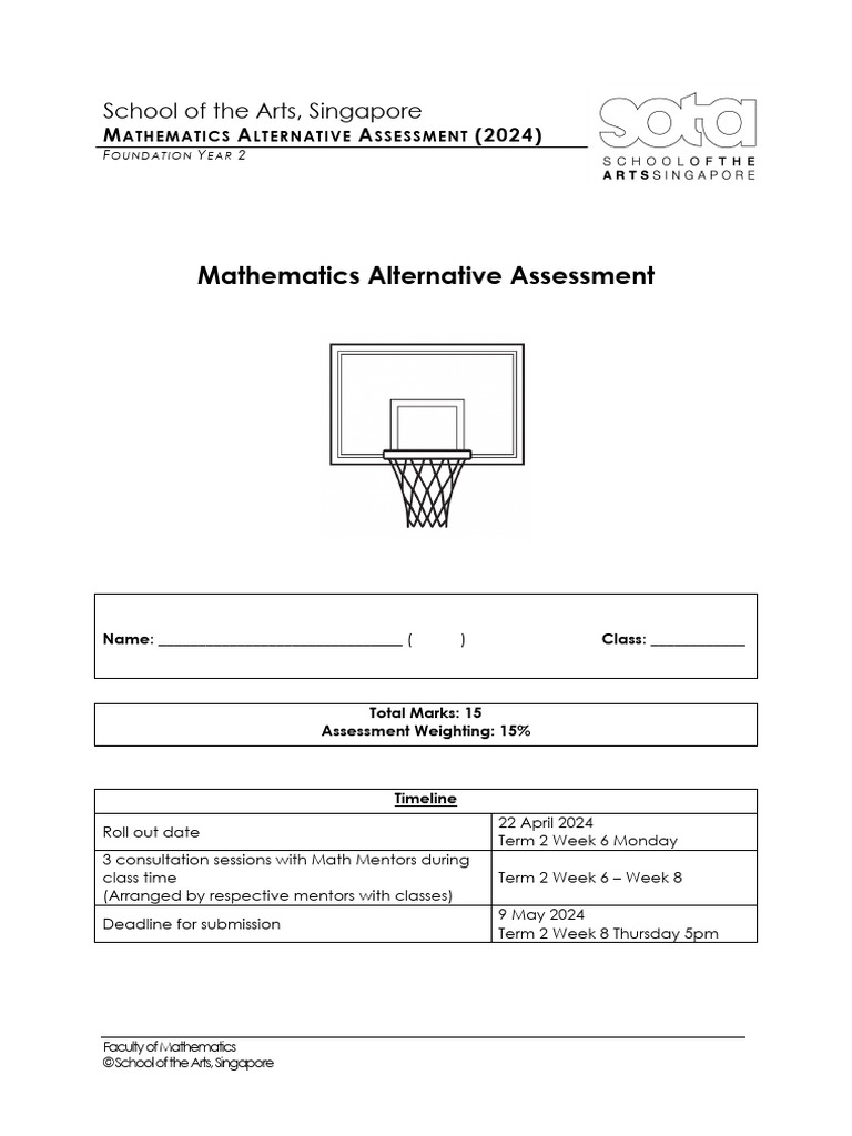 2024 Mathematics Assessment Guide | PDF | Mathematics | Ratio