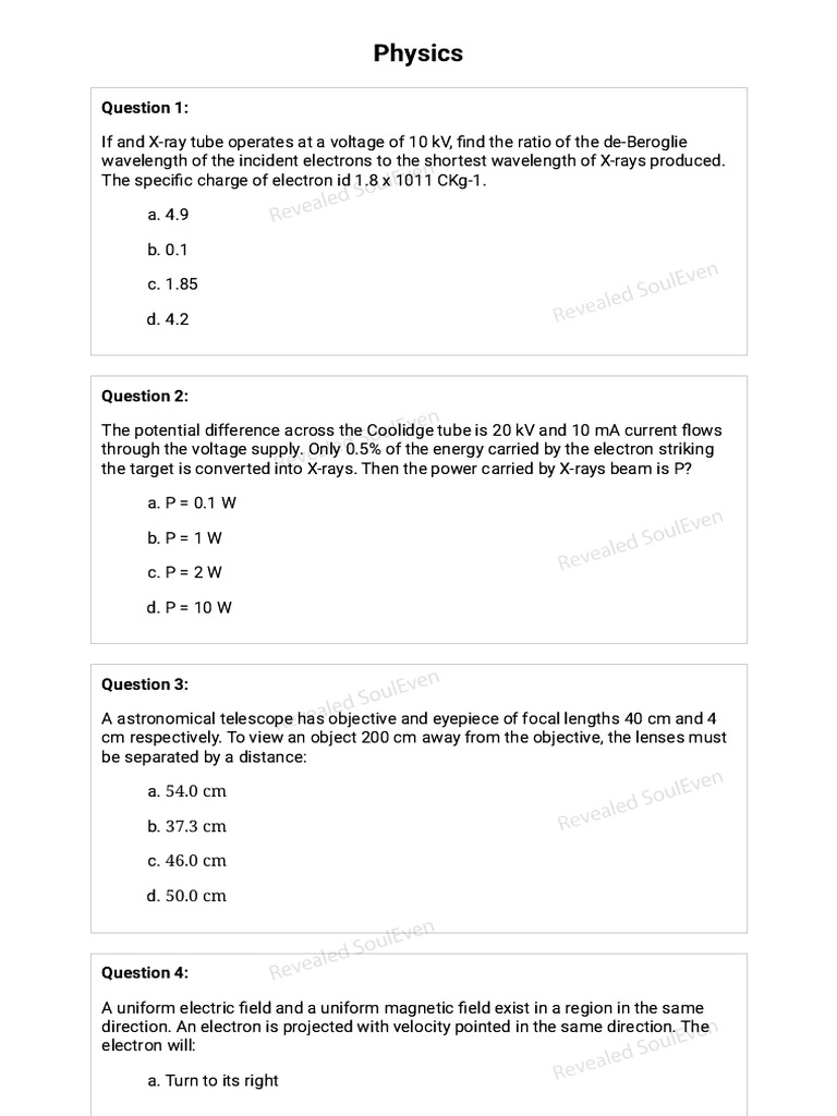 JEE Main Practice Test - 13 | PDF | Inductance | Inductor