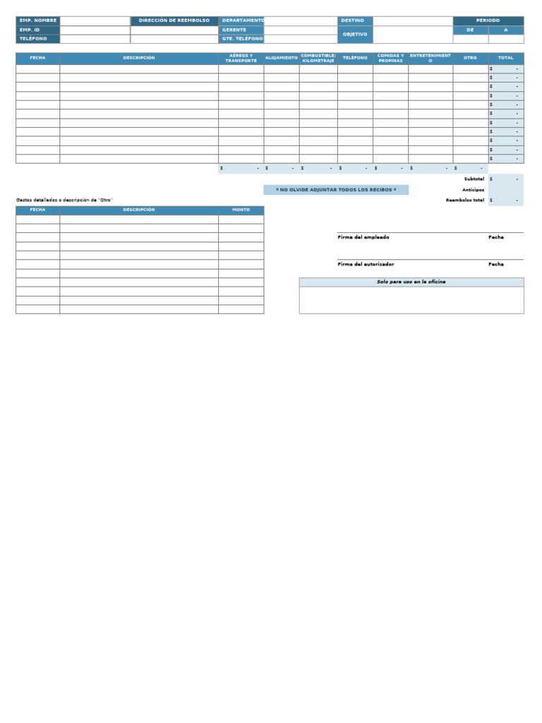 IC Expense Report 11306 - ES | PDF