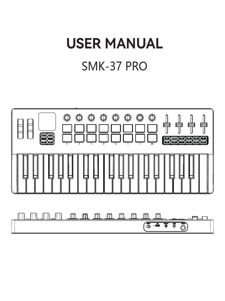 SMK-37 Pro User Manual | PDF | Tempo | Synthesizer
