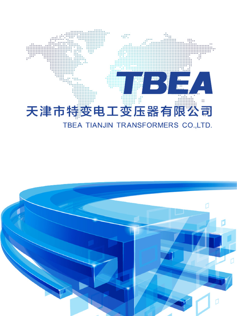 TBEA Tianjin Transformer Overview | PDF | Wind Power | Offshore Wind Power