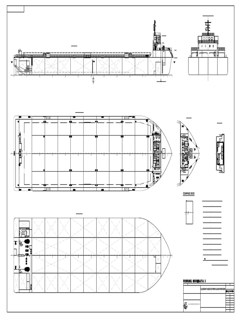 General Arrangement Drawing for Vessel | PDF | Shipbuilding | Shipping