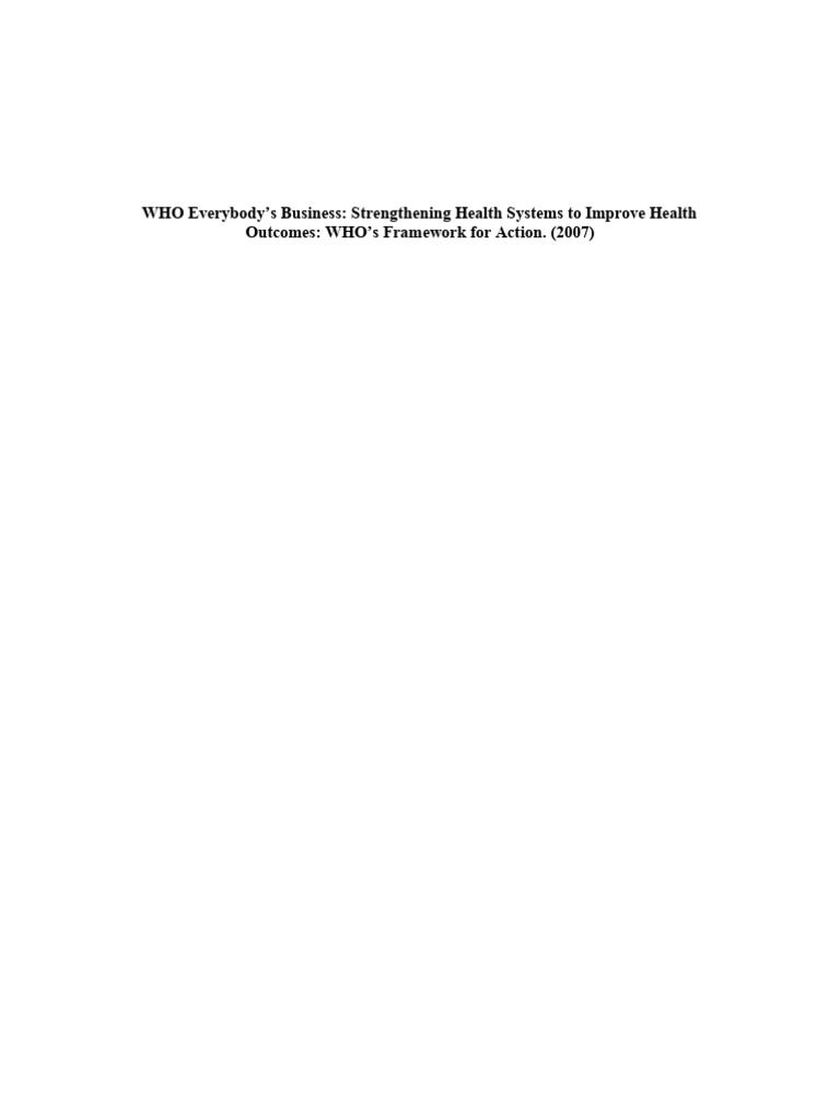 Strengthening Health Systems Post-COVID | PDF | Global Health | World ...