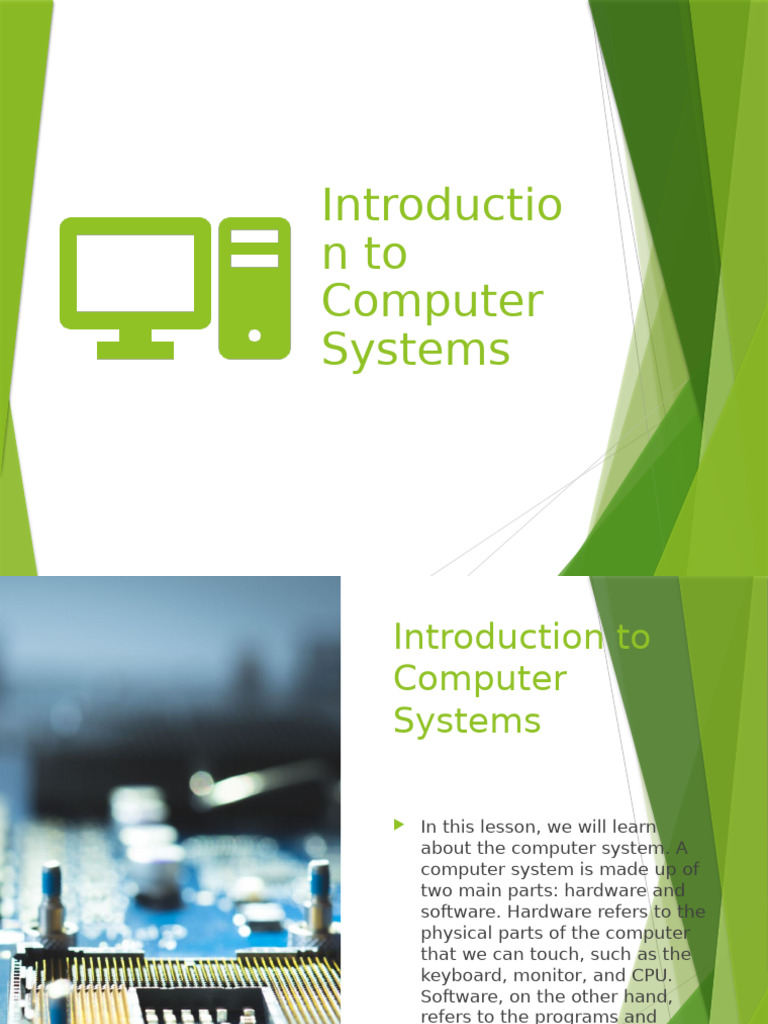 Understanding Computer Systems: Hardware & Software | PDF