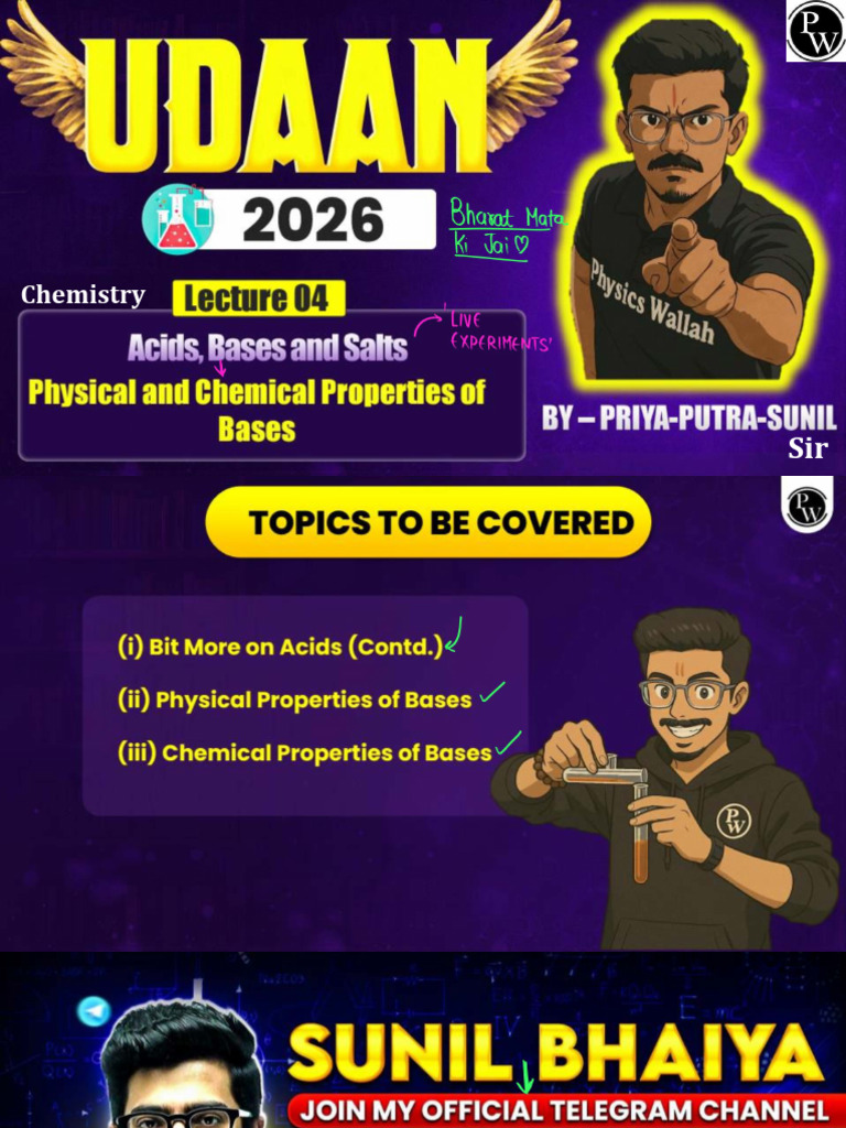 Acids, Bases and Salts 04 - Class Notes | PDF