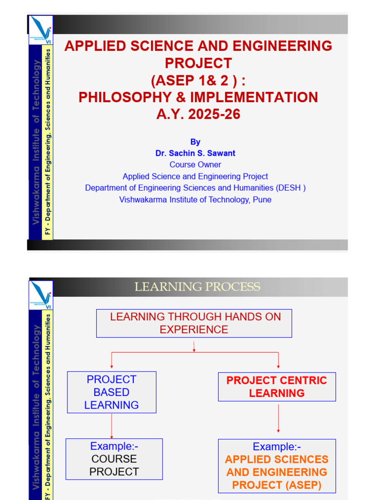 ASEP Project Implementation Guide 2025-26 | PDF | Cognition | Science