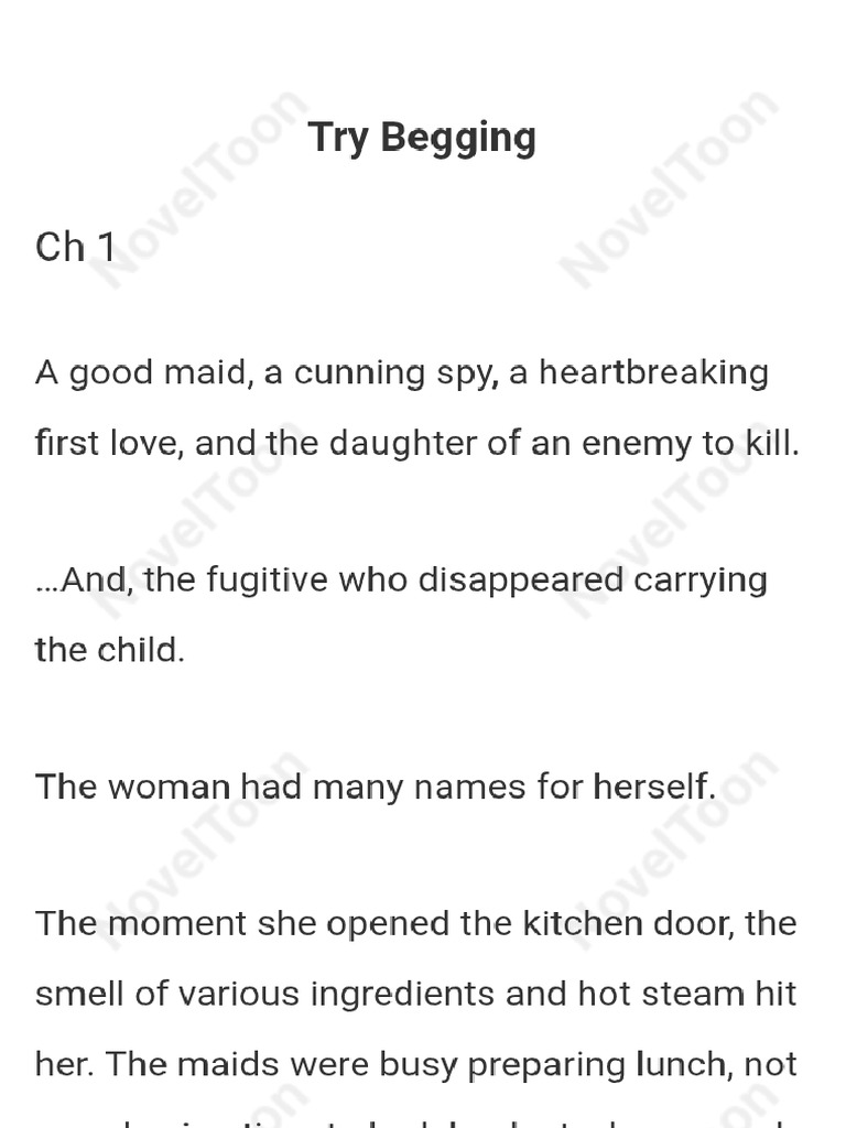 Try Begging | PDF