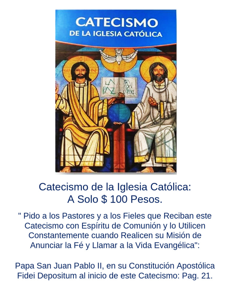 Catecismo de La Iglesia Católica | PDF