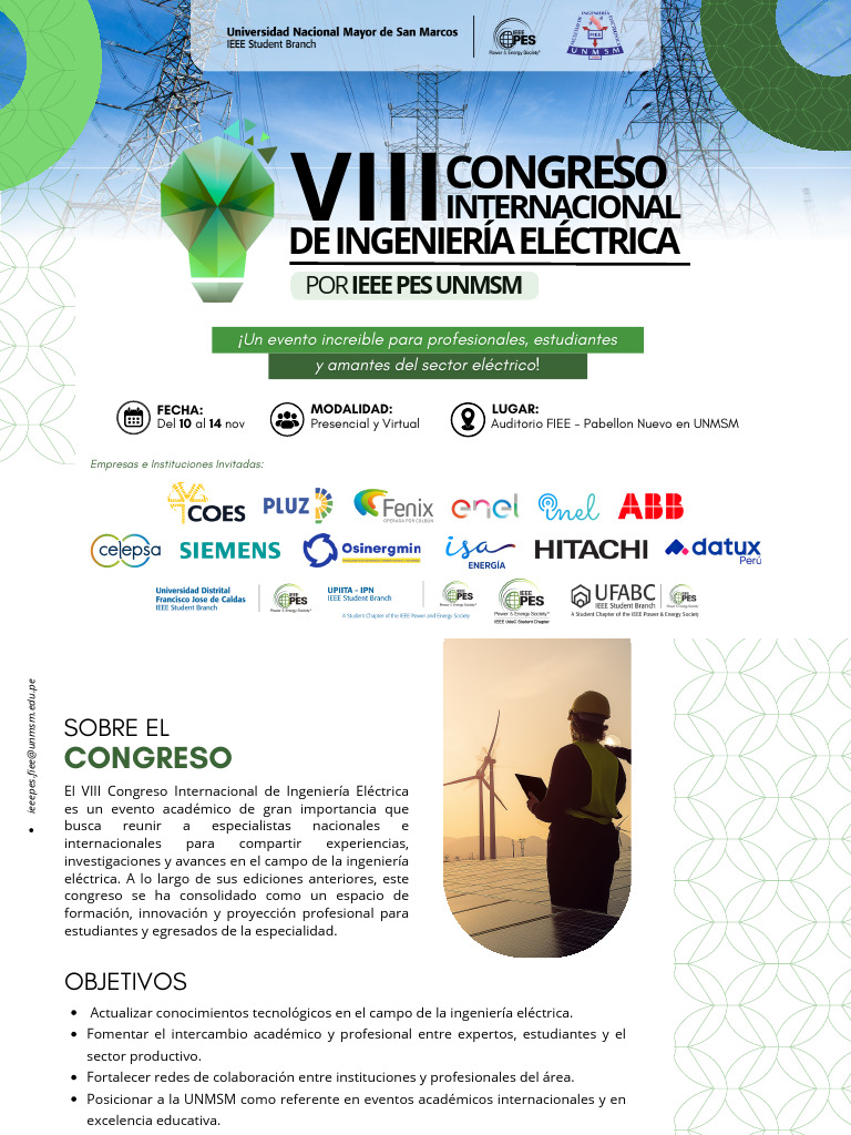 VIII Congreso Internacional de Ingeniería Eléctrica | PDF | Ingenieria ...