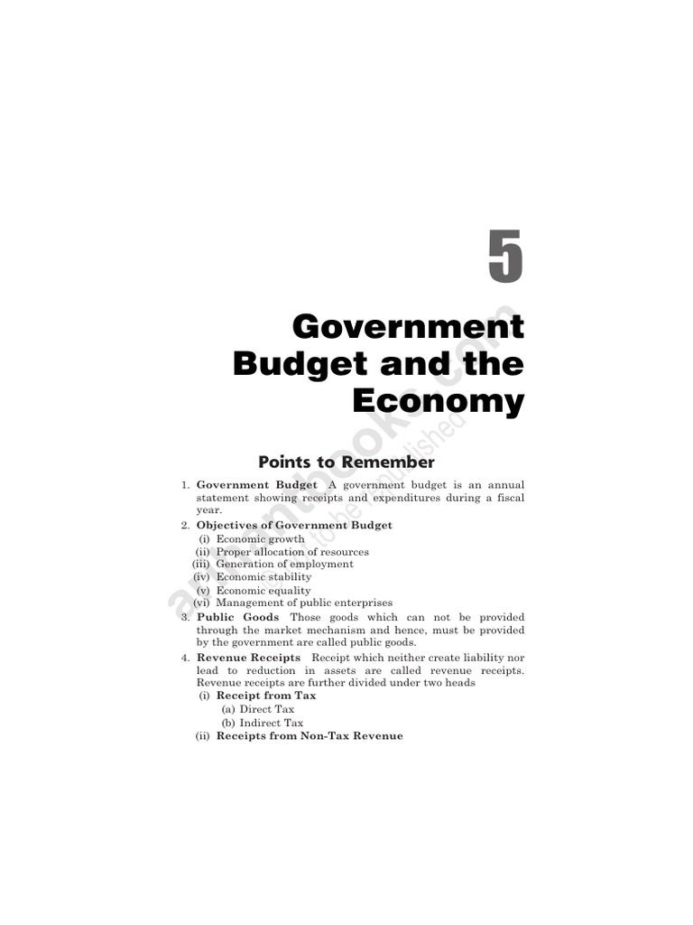 Government Budget and Economic Impact | PDF | Government Budget Balance ...