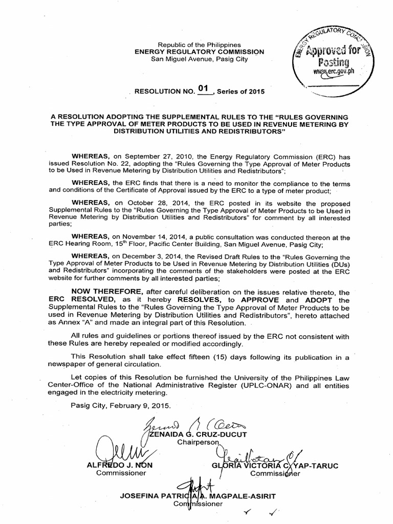 MTA AMENDMENT Resolution No. 01 Series of 2015 | PDF | Justice | Crime ...