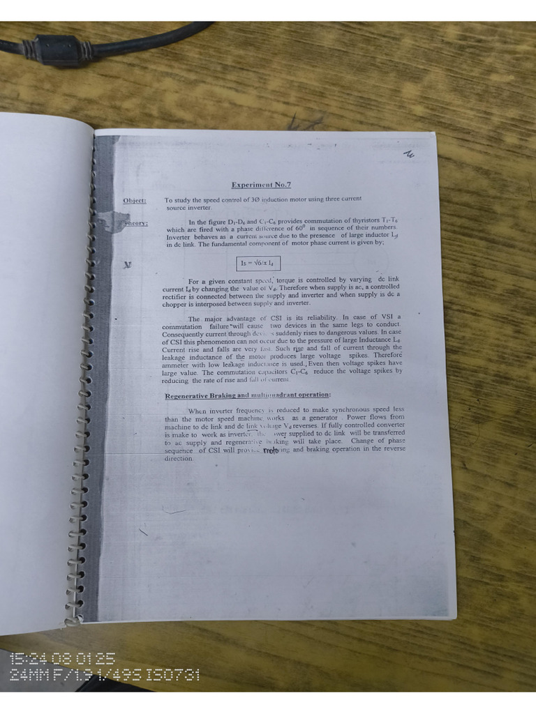 Exp 7 Electric Drives | PDF