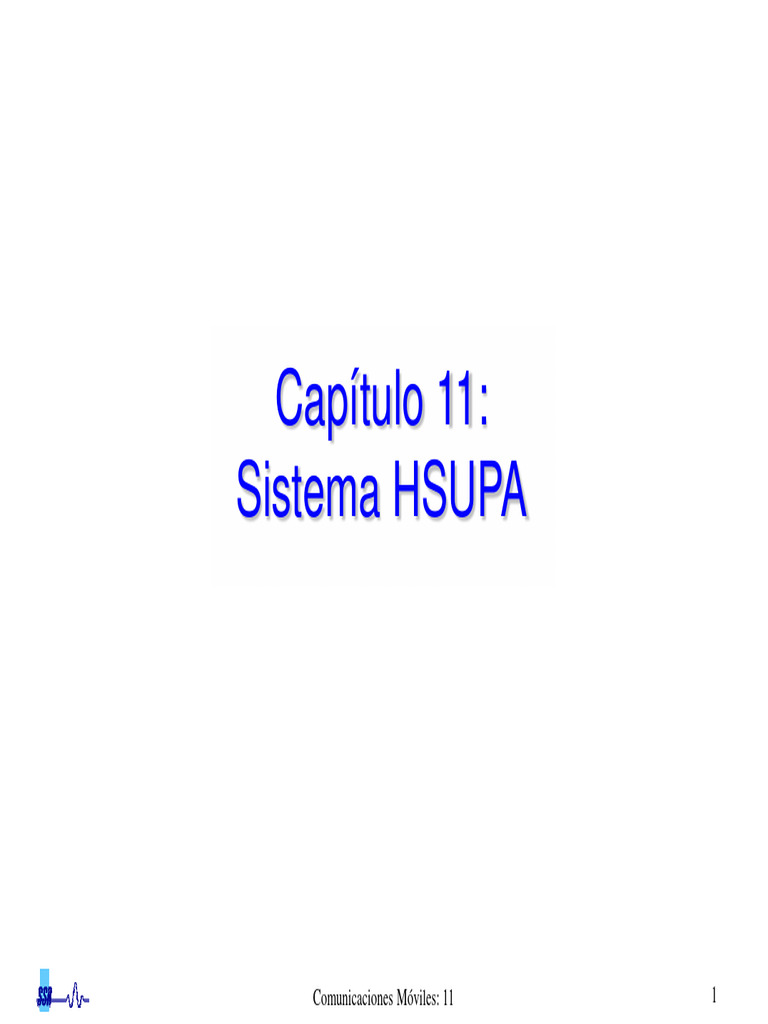 Sistema HSUPA en Comunicaciones Móviles | PDF | Acceso a paquetes de ...