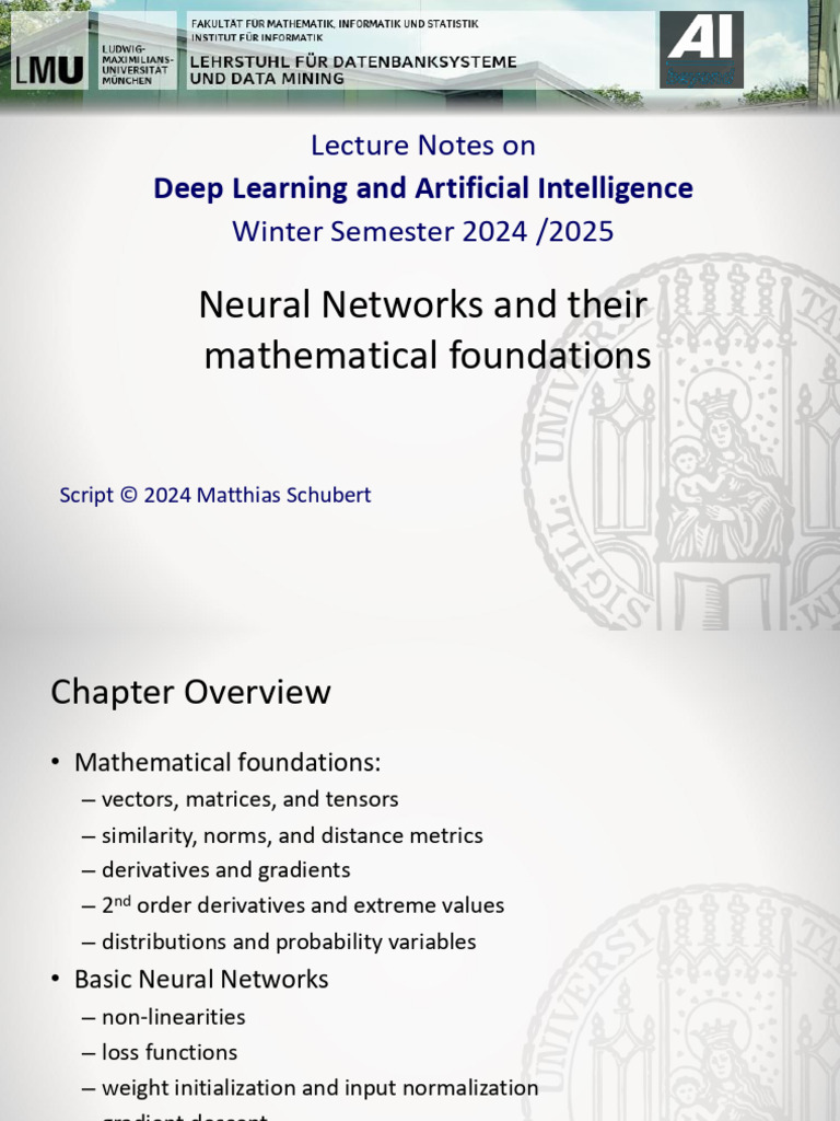 Deep Learning: Neural Networks Basics | PDF | Mathematical Optimization ...